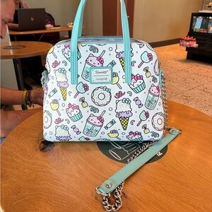Loungefly Sweet Treats Satchel - Mint and White